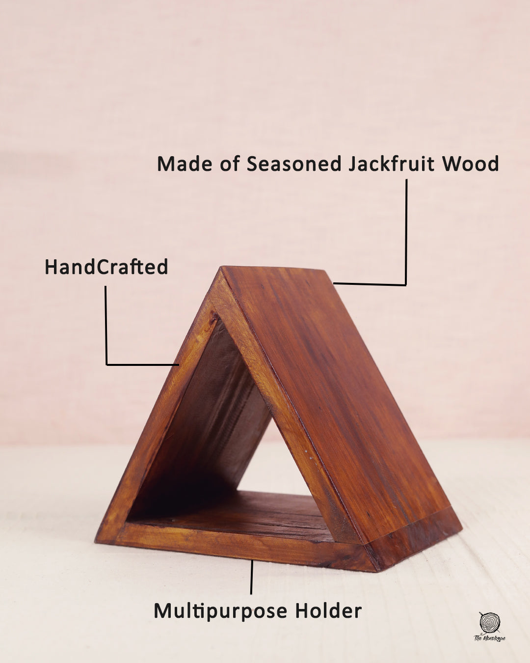 Handcrafted Wooden Book Holder