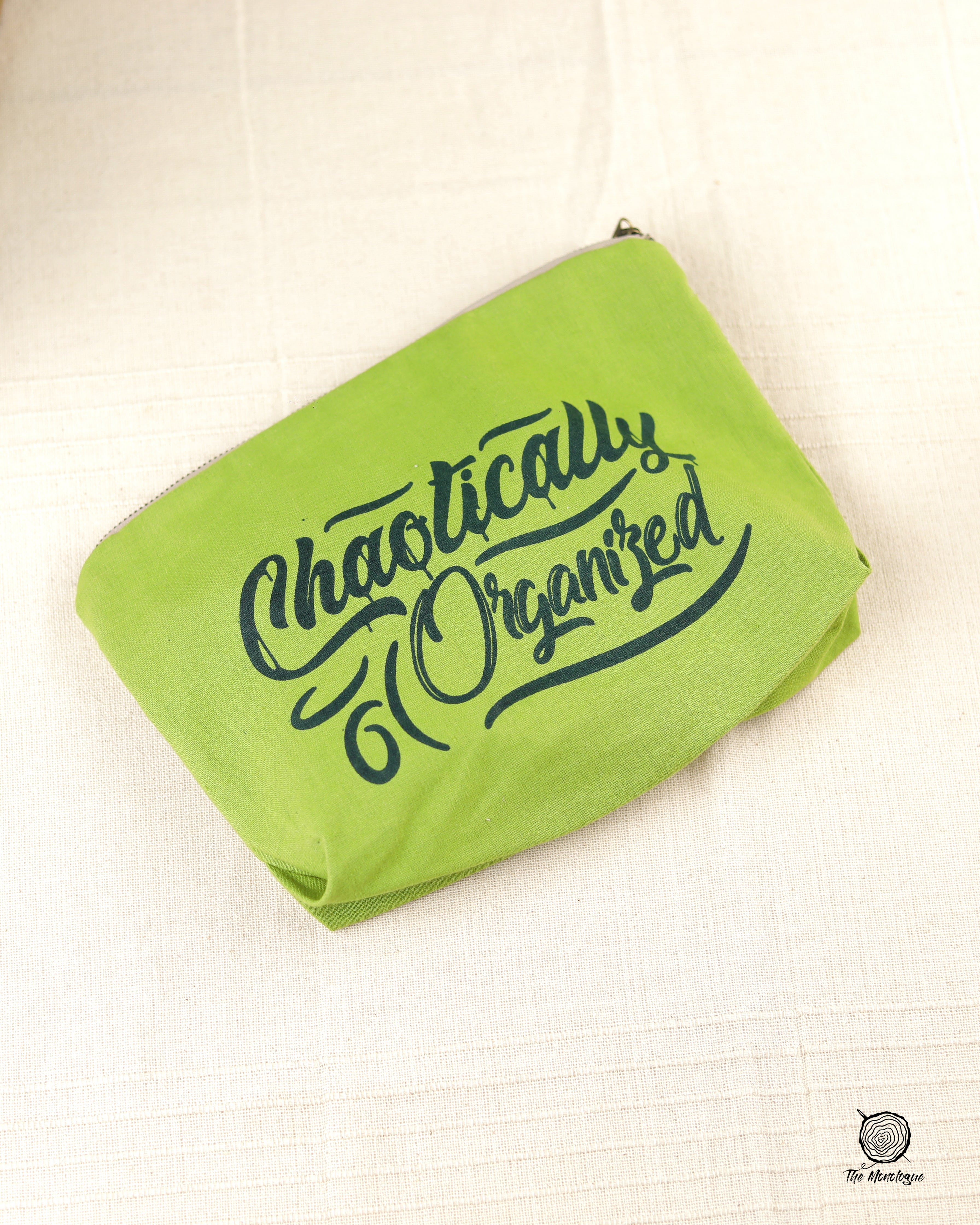 Fabric Pouch Big | Cotton Fabric & Metal Zip